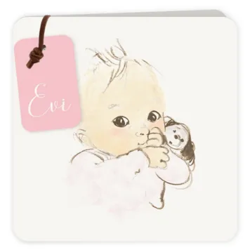 Meisje met knuffelhond