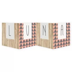 Vierluik steigerhout met ruitjes-Luna