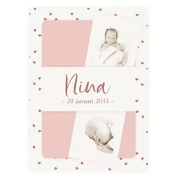 Geboortekaartje Nina