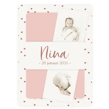 Geboortekaart Nina