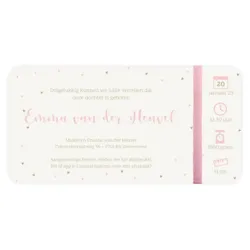 Goud -roze hartjes regen Emma