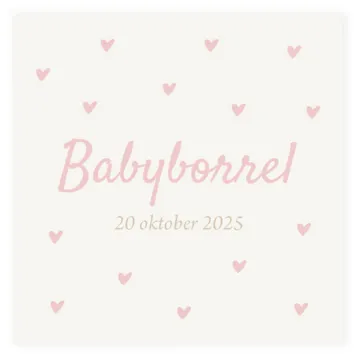 Babyborrel zusje silhouet