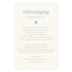 Babyborrel staand met schuine vlakken jongen