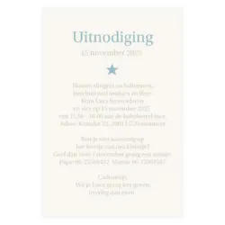 Babyborrel staand met schuine vlakken jongen
