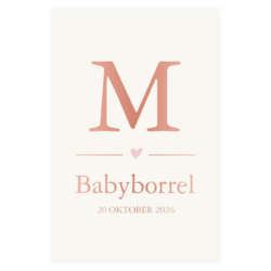 La Carte geboortekaartjes collectie - geboortekaartje KB804-M