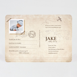 Paspoort en ID-kaart geboortekaartjes - geboortekaartje 581031