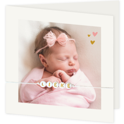 Geboortekaartjes - geboortekaartje LCD352