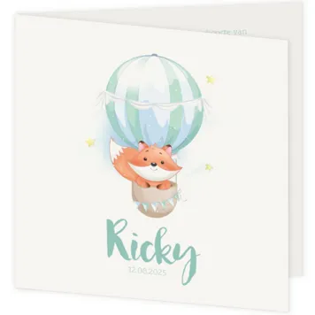 Vosje in een luchtballon (Ricky)