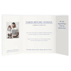 Mapje - blauwfolie Yaron