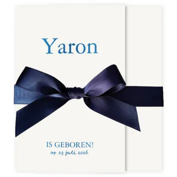 Mapje - blauwfolie Yaron