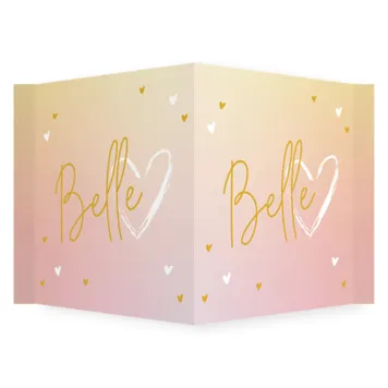 Raambord pastel goudkleur