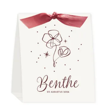 Oneline bloemen - Benthe