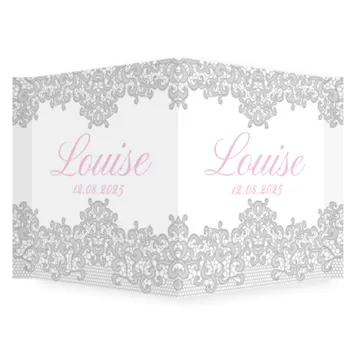 Raambord chique zilver kant