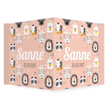 Raambord dieren roze