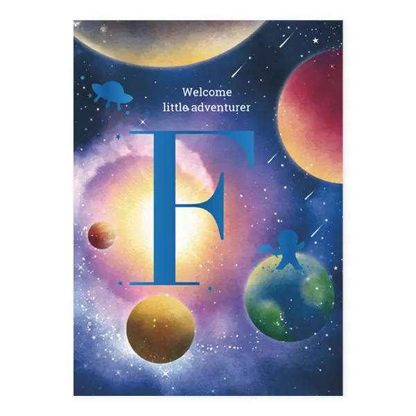 Geboortekaartje kosmos