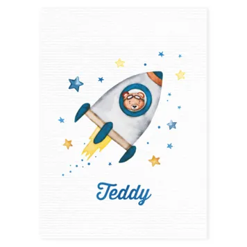 Geboortekaart Teddy - Baby beer
