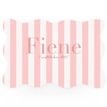 Roze streepjes