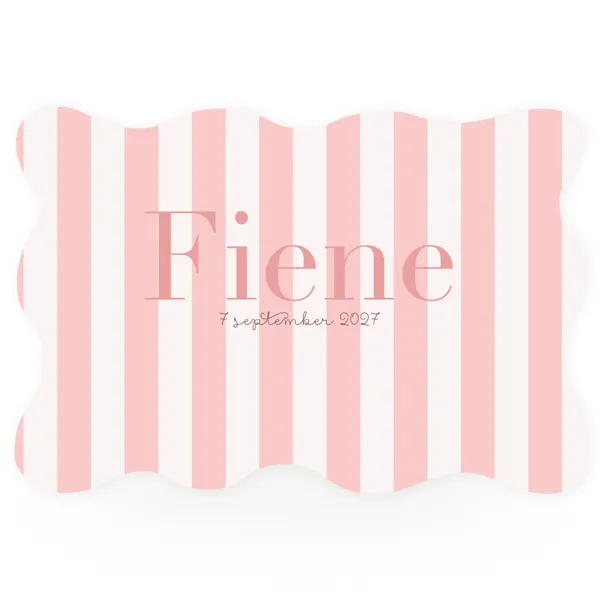 Roze streepjes