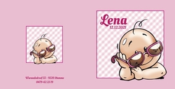 Lena - Baby met roze zonnebril 