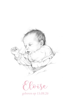 Geboortekaartje Eloïse - Lief kindje
