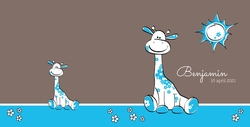Benjamin - Blauwe giraffe 