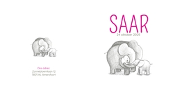 Zusje Saar - Familie olifant