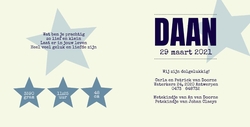 Daan - It's a boy blauw 