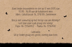 Kraamborrel kraft boerderij jongen