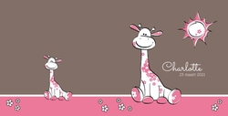 Charlotte - Roze giraffe 