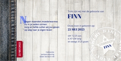 Finn - Stoere baby geboren