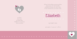 Elizabeth - Voetjes en roze hartjes 