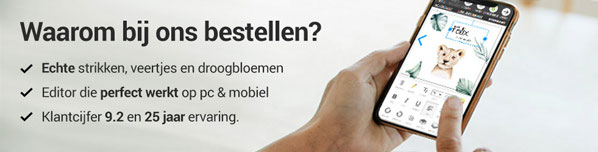Een geboortekaartje ontwerpen op je telefoon